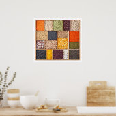 Liebliches Leguminosen-Poster Poster (Küche)