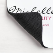Liebliches Mädchen mit scharfen Haaren Makeup Icon Mousepad (Ecke)