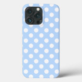 Liebliches Muster pastellfarbener und weißer Polka Case-Mate iPhone Hülle (Rückseite)