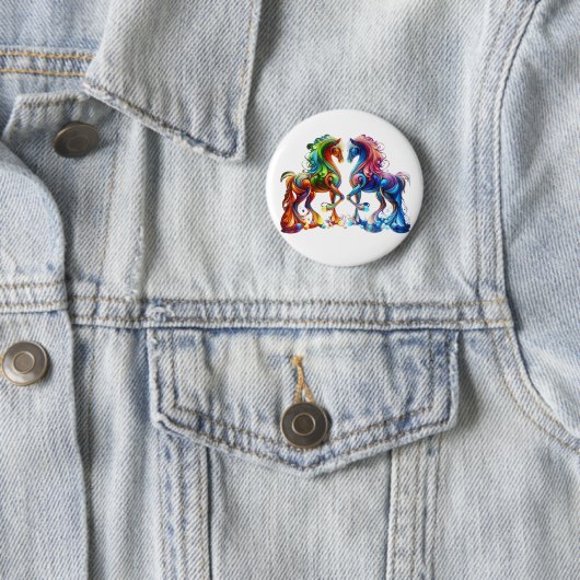 Liebliches Pferd Button (Beispiel)