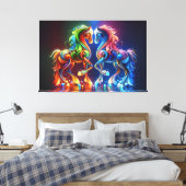 Liebliches Pferd Leinwanddruck (Insitu (Schlafzimmer))