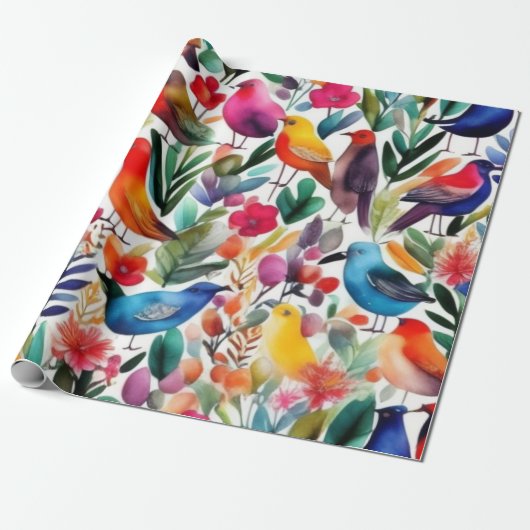 Liebliches rosa Blume Wrapping Paper Geschenkpapier (Ungerollt)