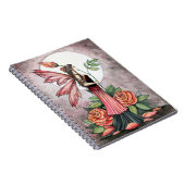 Liebliches Rose-Notebook Notizblock (Rechte Seite)