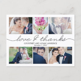 Liebliches Schreiben Hochzeit Dankeschön Karte - W