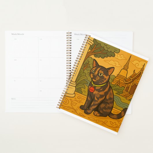 Liebliches Siam Cat Notebook Planer (Anzeige)