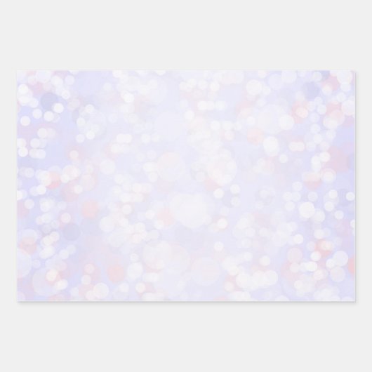 Liebliches Silber und Lilac Geschenkpapier Set (Vorderseite 2)