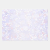 Liebliches Silber und Lilac Geschenkpapier Set (Vorderseite)