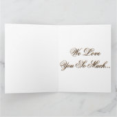 Liebliches Silver Anniversary Phantastisches Custo Karte (Innenseite)