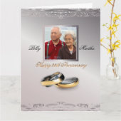 Liebliches Silver Anniversary Phantastisches Custo Karte (Gelbe Blume)