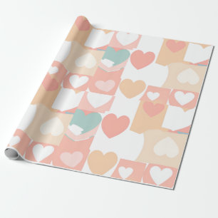 Liebliches und niedliches Herz-Event-Papier Geschenkpapier