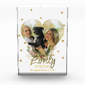 Liebliches Weihnachts-Foto Herzlich willkommen auf Fotoblock (Vorderseite)