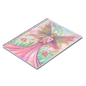 Liebliches Wildblume-Notebook Notizblock (Linke Seite)