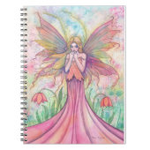 Liebliches Wildblume-Notebook Notizblock (Vorderseite)