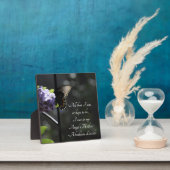 Liebliches Zitat von Butterfly Mutter Lincoln Fotoplatte (InSitu)