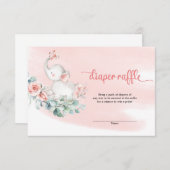 Liebling-Elefant-Eukalyptus-Windelraffinerie Begleitkarte (Vorne/Hinten)