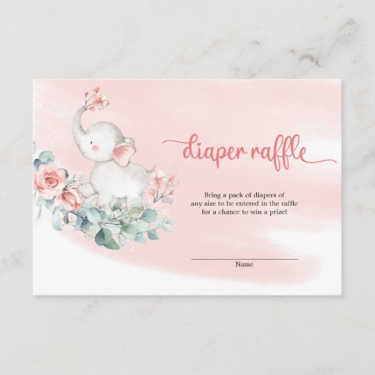 Liebling-Elefant-Eukalyptus-Windelraffinerie Begleitkarte (Vorderseite)