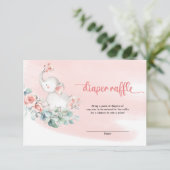 Liebling-Elefant-Eukalyptus-Windelraffinerie Begleitkarte (Stehend Vorderseite)