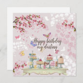 Liebling Feiertagskarte (Vorne/Hinten)