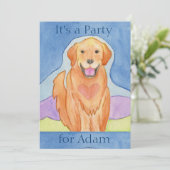 Liebling Geburtstagsfeier Einladung (Stehend Vorderseite)