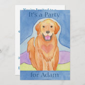 Liebling Geburtstagsfeier Einladung (Vorne/Hinten)