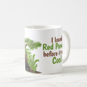 Liebling, ich liebe Rote Panda Kinder Kaffeetasse (VorderseiteRechts)