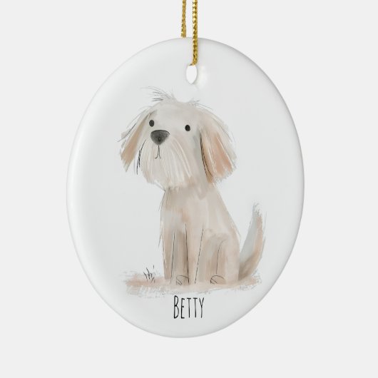 Liebling Keramik Ornament (Rechts)