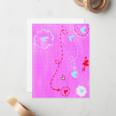 Liebling Mitteilungskarte (Vorderseite/Rückseite Beispiel)