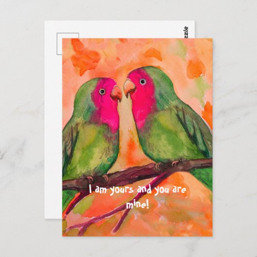 Liebling Postkarte (Vorne/Hinten)