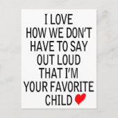 Liebling Postkarte (Vorderseite)