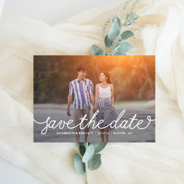 Liebling Schrift editierbare Farbe Save The Date K Dankeskarte