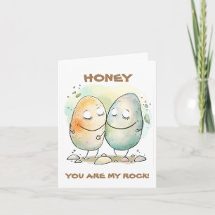 Liebling Sie sind mein Rock Pun Joke Spaß Jubiläum Karte