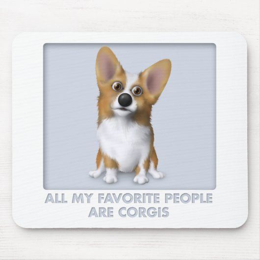 Liebling Walisercorgi-1 Mousepad (Vorne)