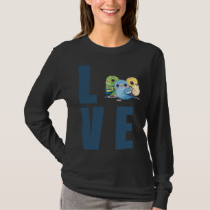 Liebling Wellensittich Mama Sittich Papagei Vogel  T-Shirt
