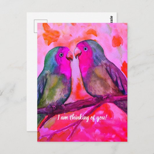 Lieblinge, an die ich denke postkarte (Vorne/Hinten)