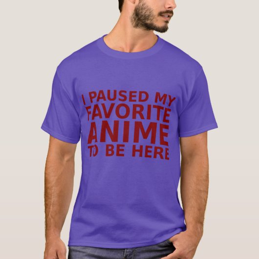 Lieblings-Anime-Junge T-Shirt (Vorderseite)