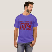 Lieblings-Anime-Junge T-Shirt (Vorne ganz)