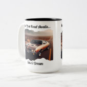 Lieblings-Car-Coffee-Tasse Zweifarbige Tasse (Vorderseite Links)