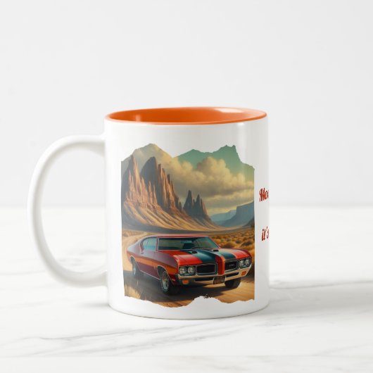 Lieblings-Car-Coffee-Tasse Zweifarbige Tasse (Links)