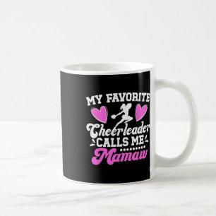 Lieblings-Cheerleaderin nennt mich Mamaw Cheer Mam Kaffeetasse