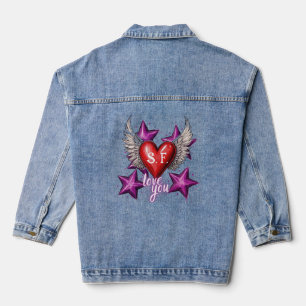 Lieblings-Denim-Jacke mit individuellem Design Jeansjacke