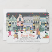 Lieblings-Dinge Weihnachtsfeier Einladung (Vorderseite)