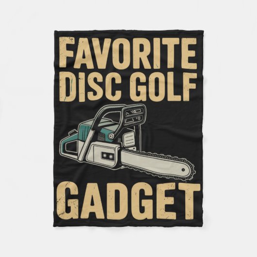 Lieblings-Disc-Golf-Gadget Lustiges Disc Golf _1 Fleecedecke (Vorderseite)