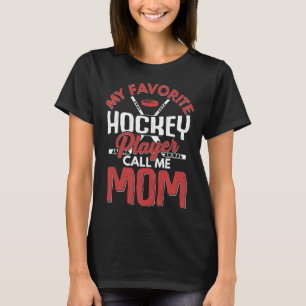 Lieblings-Eishockeyspieler nennt Me Mama Sports Gr T-Shirt
