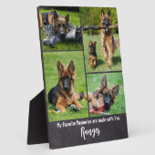 Lieblings-Erinnerungen - Hunde-Hunde-Foto aufbewah Fotoplatte (Seite)