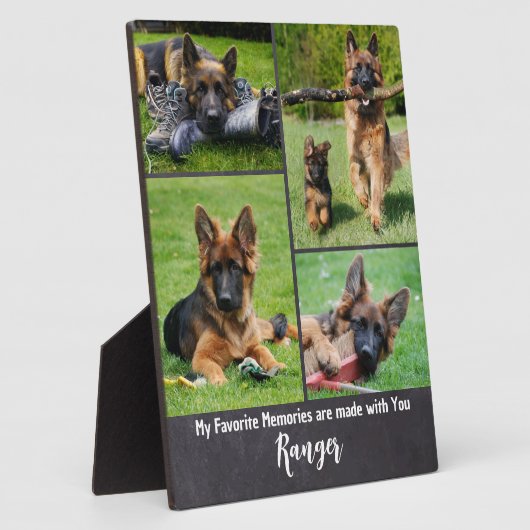 Lieblings-Erinnerungen - Hunde-Hunde-Foto aufbewah Fotoplatte (Seite)