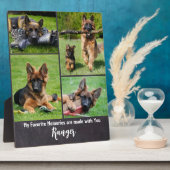 Lieblings-Erinnerungen - Hunde-Hunde-Foto aufbewah Fotoplatte (Seite)