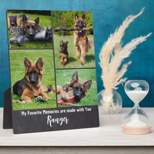 Lieblings-Erinnerungen - Hunde-Hunde-Foto aufbewah Fotoplatte (Seite)