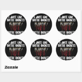 Lieblings-Feuerwerk-Flaschensteckchen Runder Aufkleber (Blatt)