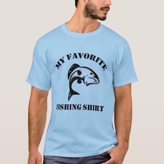 Lieblings-Fishing-Shirt T-Shirt (Vorderseite)