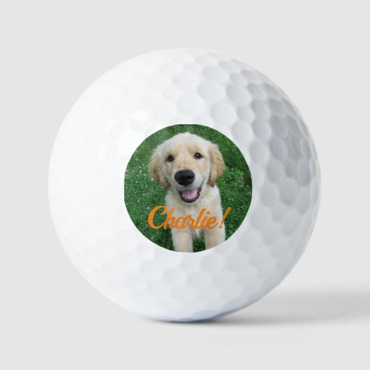Lieblings-Foto-Golfball Golfball (Vorderseite)